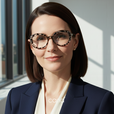 Óculos de Grau 2 em 1 Clip-On Feminino - Nancy®