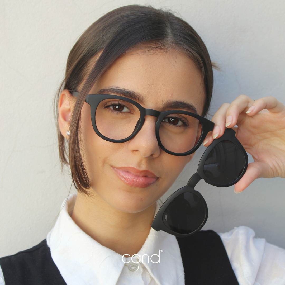 Óculos de Grau 2 em 1 Clip-On Feminino - Bélgica®