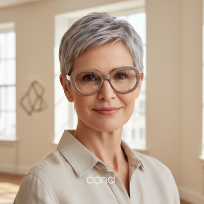 Óculos de Grau 2 em 1 Clip-On Feminino - Nancy®