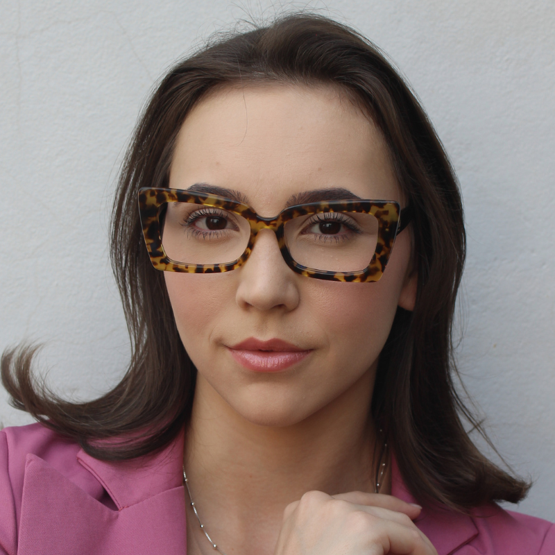 Óculos de Grau Feminino Acetato - Mônaco®