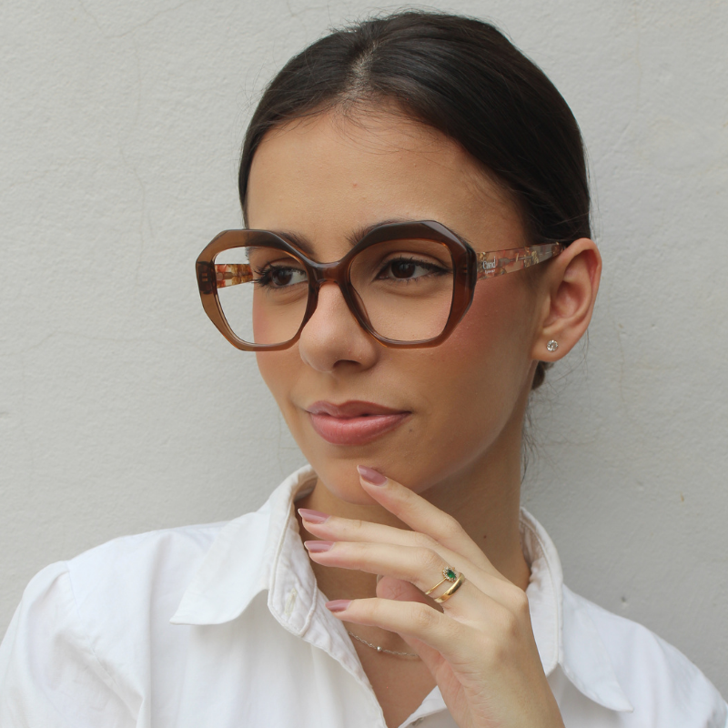 Óculos de Grau Feminino Acetato - Nápoles®