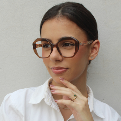 Óculos de Grau Feminino Acetato - Nápoles®