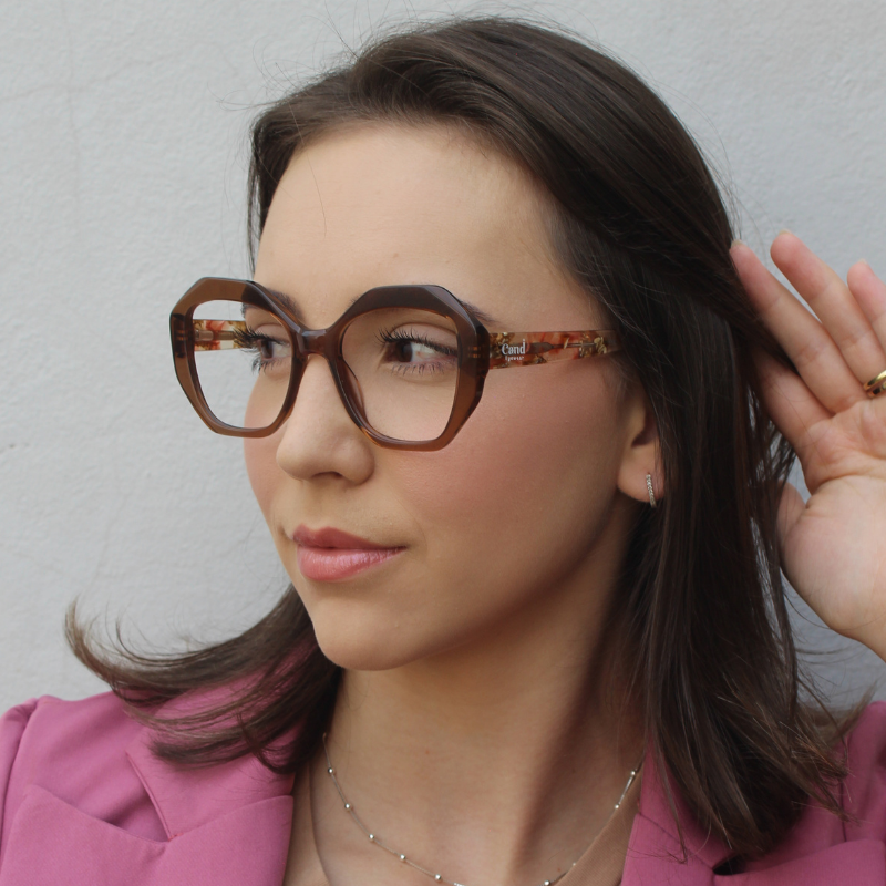 Óculos de Grau Feminino Acetato - Nápoles®