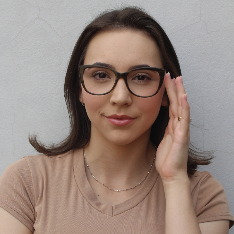 Óculos de Grau Feminino Acetato - Bulgária®