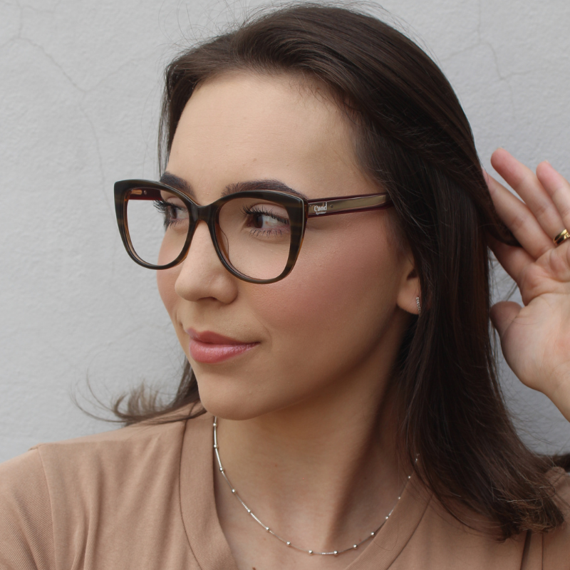 Óculos de Grau Feminino Acetato - Bulgária®