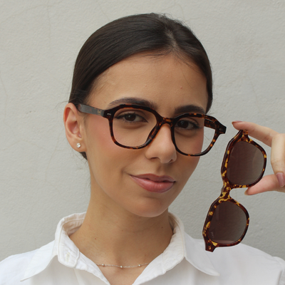 Óculos de Grau 2 em 1 Clip-On Feminino - Irlanda®