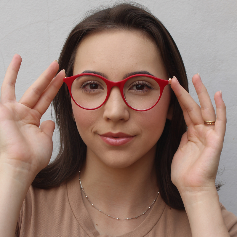 Óculos de Grau Feminino Acetato - Naxos®