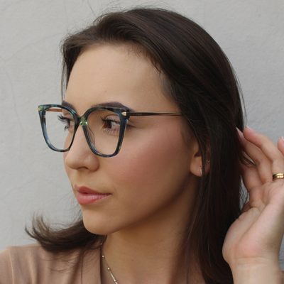 Óculos de Grau Feminino Acetato - Qatar®